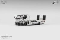 Thumbnail for PRE-ORDER Micro Turbo 1:64 Custom Flatbed Truck - Pandem White