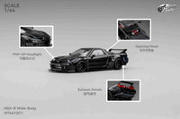 Thumbnail for PRE-ORDER Micro Turbo 1:64 Custom NSX Wide Body - Gloss Black