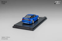 Thumbnail for PRE-ORDER Micro Turbo 1:64 Custom Rocket Bunny Nissan 180SX Type X- Metallic Blue