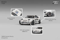 Thumbnail for PRE-ORDER Micro Turbo 1:64 Custom Rocket Bunny Nissan 180SX - White