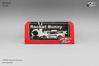 Thumbnail for PRE-ORDER Micro Turbo 1:64 Custom Rocket Bunny Nissan 180SX - White