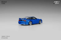 Thumbnail for PRE-ORDER Micro Turbo 1:64 Custom Rocket Bunny Nissan 180SX Type X- Metallic Blue