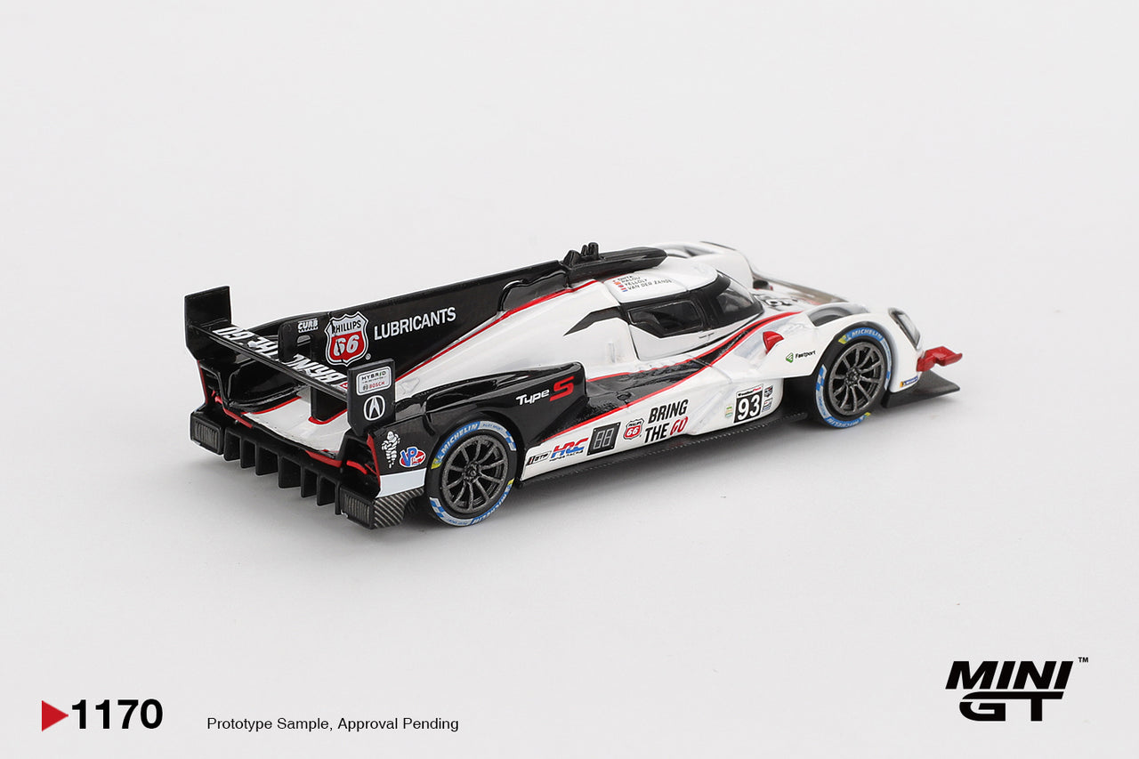 PRE-ORDER Mini GT 1:64 Acura ARX-06 GTP #93 Acura Meyer Shank Racing 2025 IMSA Daytona 24 Hrs MGT01170-L