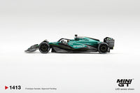 Thumbnail for PRE-ORDER Mini GT 1:64 Aston Martin AMR24 #18 Lance Stroll - 2024 F1 Las Vegas GP MGT01413-L