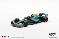 Thumbnail for PRE-ORDER Mini GT 1:64 Aston Martin AMR24 #18 Lance Stroll - 2024 F1 Las Vegas GP MGT01413-L