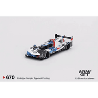 Thumbnail for PRE-ORDER Mini GT 1:64 BMW M Hybrid V8 GTP #24 BMW M Team RLL 2023 IMSA Daytona 24 Hrs MGT00670