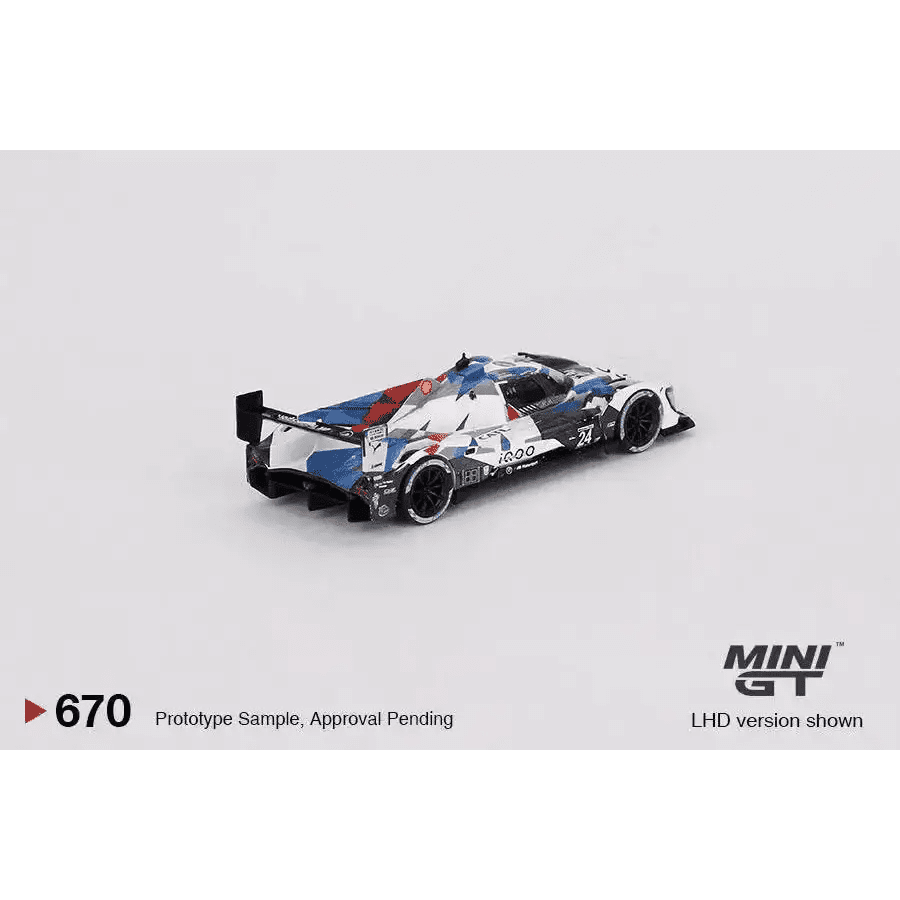 PRE-ORDER Mini GT 1:64 BMW M Hybrid V8 GTP #24 BMW M Team RLL 2023 IMSA Daytona 24 Hrs MGT00670