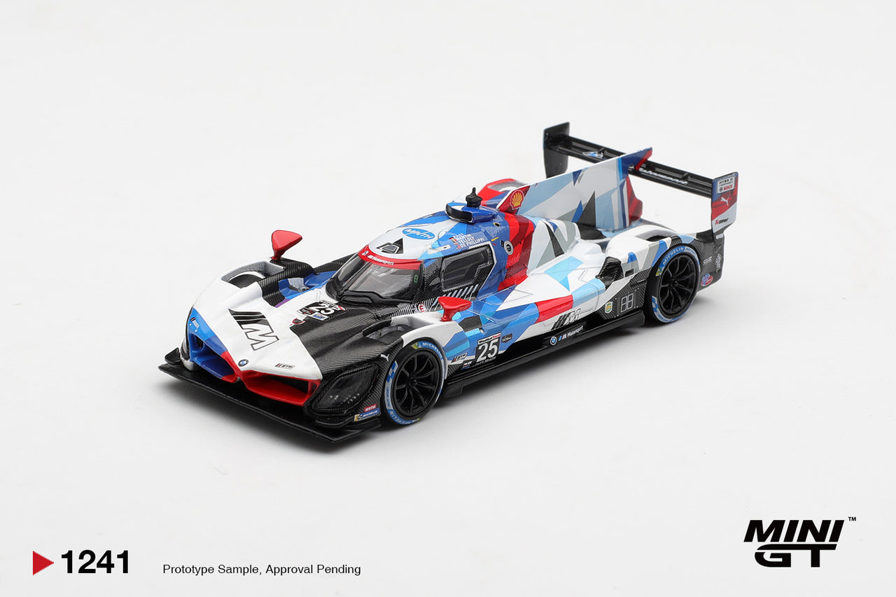 PRE-ORDER Mini GT 1:64 BMW M Hybrid V8 GTP #25 BMW M Team RLL 2024 IMSA Daytona 24 Hrs MGT01241-L