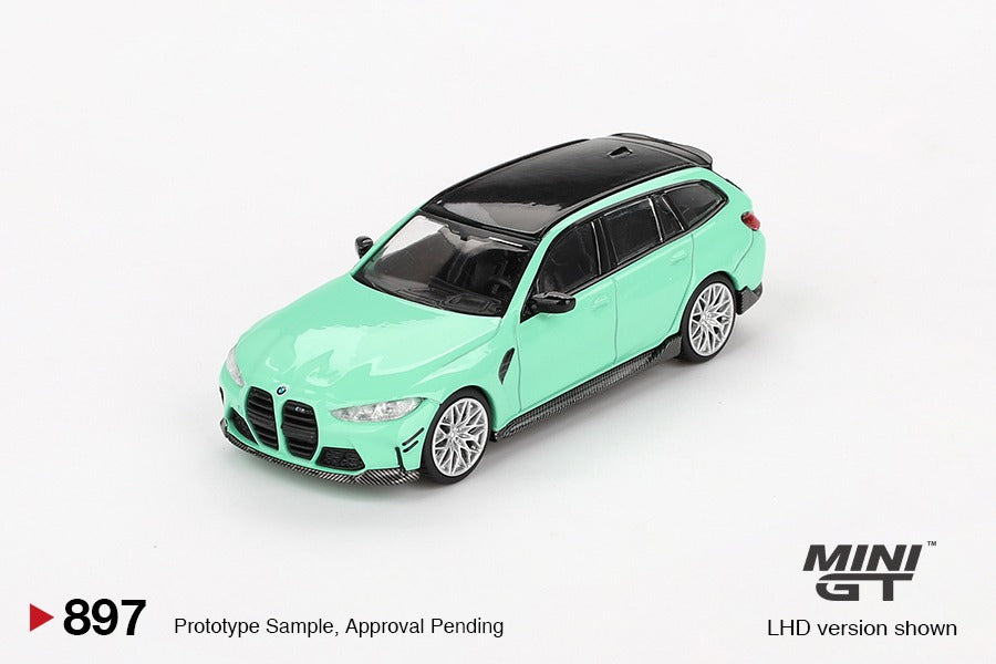 PRE-ORDER Mini GT 1:64 BMW M3 M Performance Touring Mint Green MGT00897-R