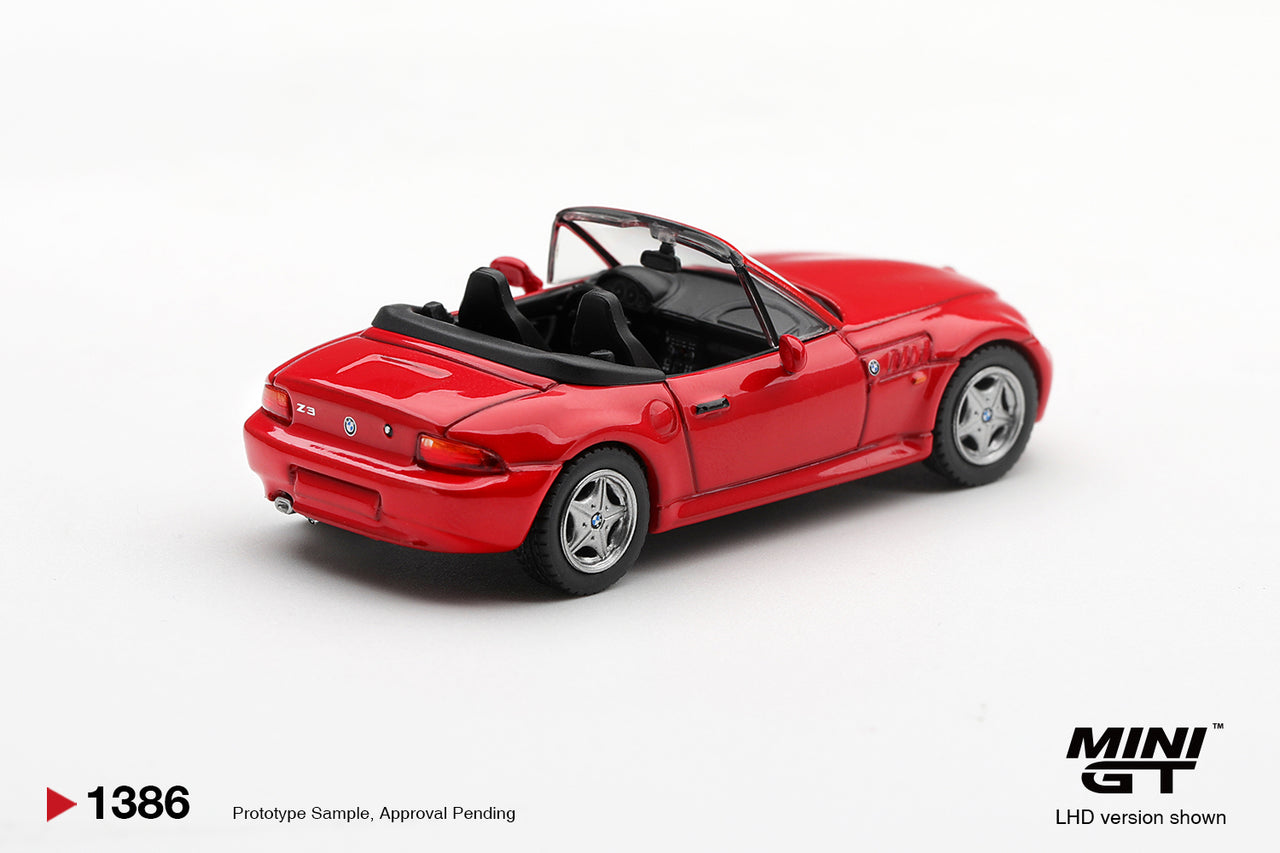 PRE-ORDER Mini GT 1:64 BMW Z3 Hellrot MGT01386-R