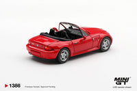 Thumbnail for PRE-ORDER Mini GT 1:64 BMW Z3 Hellrot MGT01386-R