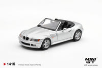 Thumbnail for PRE-ORDER Mini GT 1:64 BMW Z3 Titanium Silver MGT01415-R