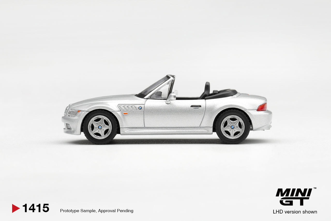 PRE-ORDER Mini GT 1:64 BMW Z3 Titanium Silver MGT01415-R