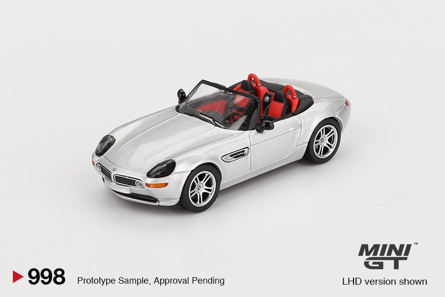 PRE-ORDER Mini GT 1:64 BMW Z8 SIlver MGT00998-L