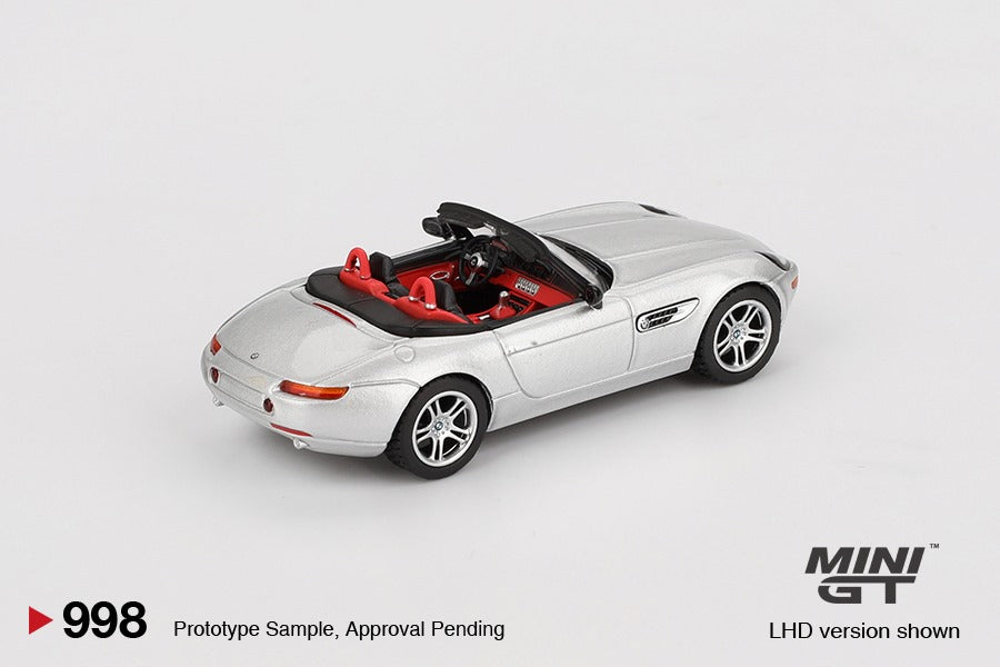 PRE-ORDER Mini GT 1:64 BMW Z8 SIlver MGT00998-L