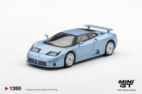 Thumbnail for PRE-ORDER Mini GT 1:64 Bugatti EB110 GT Azzuro Metallizato Mondial De L'Automobile MGT01395-L