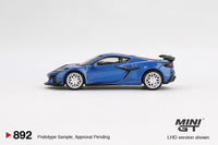 Thumbnail for PRE-ORDER Mini GT 1:64 Chevrolet Corvette Z06 2023 Elkhart Lake Blue Metallic MGT00882-L