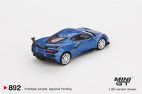 Thumbnail for PRE-ORDER Mini GT 1:64 Chevrolet Corvette Z06 2023 Elkhart Lake Blue Metallic MGT00882-L