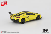 Thumbnail for PRE-ORDER Mini GT 1:64 Chevrolet Corvette ZR1 Accelerate Yellow MGT01158-L