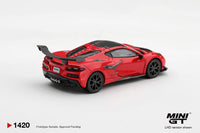 Thumbnail for PRE-ORDER Mini GT 1:64 Chevrolet Corvette ZR1 Torch Red MGT01420-L