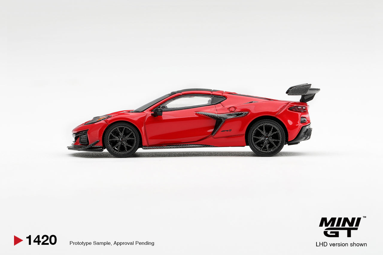 PRE-ORDER Mini GT 1:64 Chevrolet Corvette ZR1 Torch Red MGT01420-L