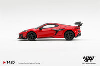 Thumbnail for PRE-ORDER Mini GT 1:64 Chevrolet Corvette ZR1 Torch Red MGT01420-L