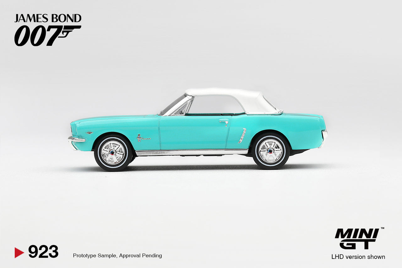 PRE-ORDER Mini GT 1:64 Ford Mustang Convertible 1965 "Thunderball" MGT00923-007E
