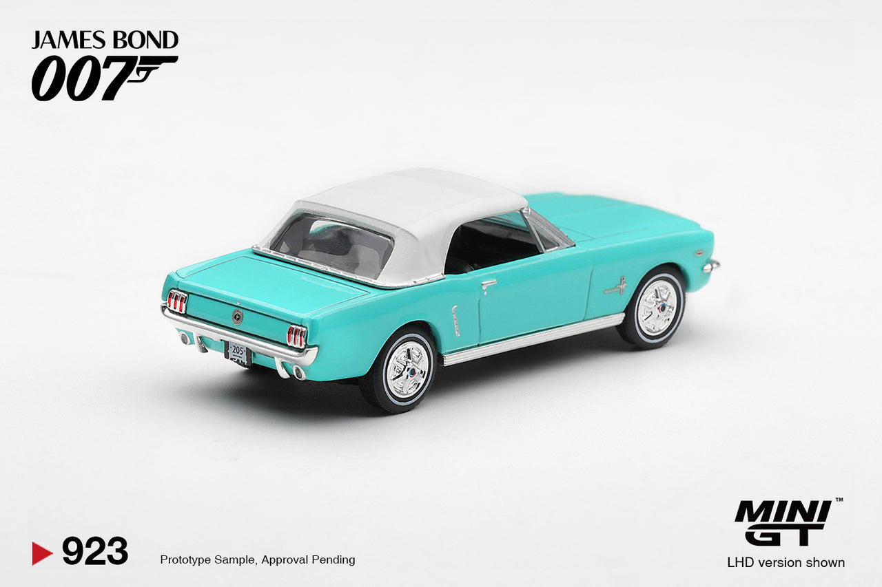 PRE-ORDER Mini GT 1:64 Ford Mustang Convertible 1965 "Thunderball" MGT00923-007E