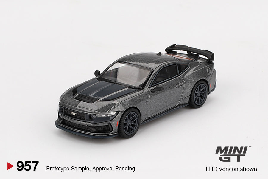 PRE-ORDER Mini GT 1:64 Ford Mustang Dark Horse 2024 Carbonized Gray MGT00957-R
