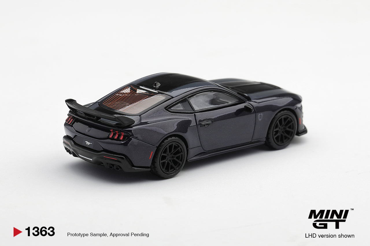 PRE-ORDER Mini GT 1:64 Ford Mustang Dark Horse Blue Ember MGT01363-R