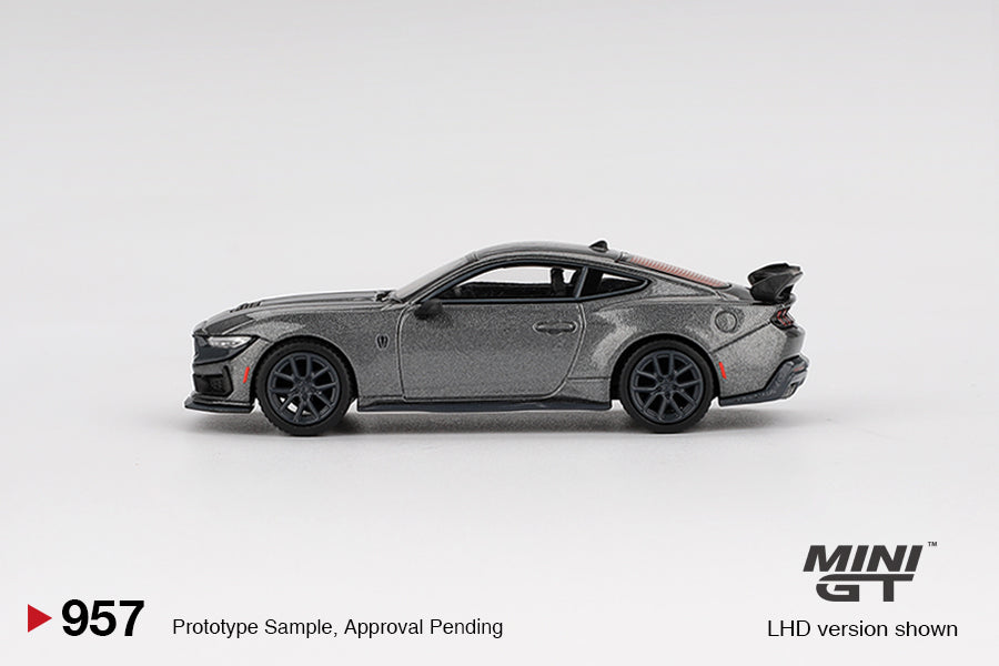 PRE-ORDER Mini GT 1:64 Ford Mustang Dark Horse 2024 Carbonized Gray MGT00957-R