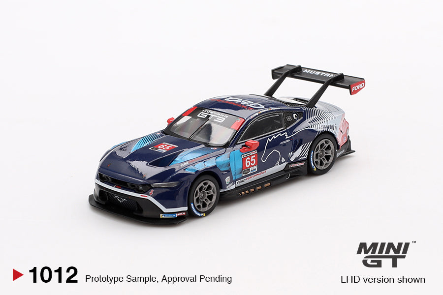 PRE-ORDER Mini GT 1:64 Ford Mustang GT3 #65 Ford Multimatic Motorsports 2024 IMSA Daytona 24 Hrs MGT01012-L