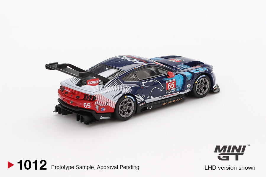 PRE-ORDER Mini GT 1:64 Ford Mustang GT3 #65 Ford Multimatic Motorsports 2024 IMSA Daytona 24 Hrs MGT01012-L