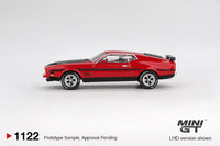 Thumbnail for PRE-ORDER Mini GT 1:64 Ford Mustang Mach1 1971 Race Red MGT01122-L