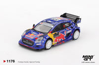 Thumbnail for PRE-ORDER Mini GT 1:64 Ford Puma Rally1 #55 M-Sport Ford WRT 2025 Rally Monte-Carlo MGT01176-L