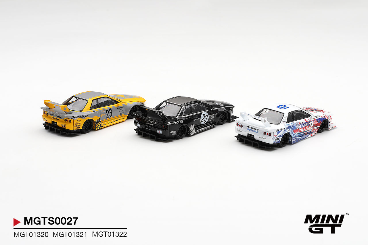 PRE-ORDER Mini GT 1:64 INOZETEK x Liberty Walk R32 Set 2026 Show Edition MGTS0027