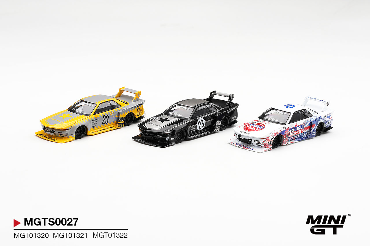 PRE-ORDER Mini GT 1:64 INOZETEK x Liberty Walk R32 Set 2026 Show Edition MGTS0027