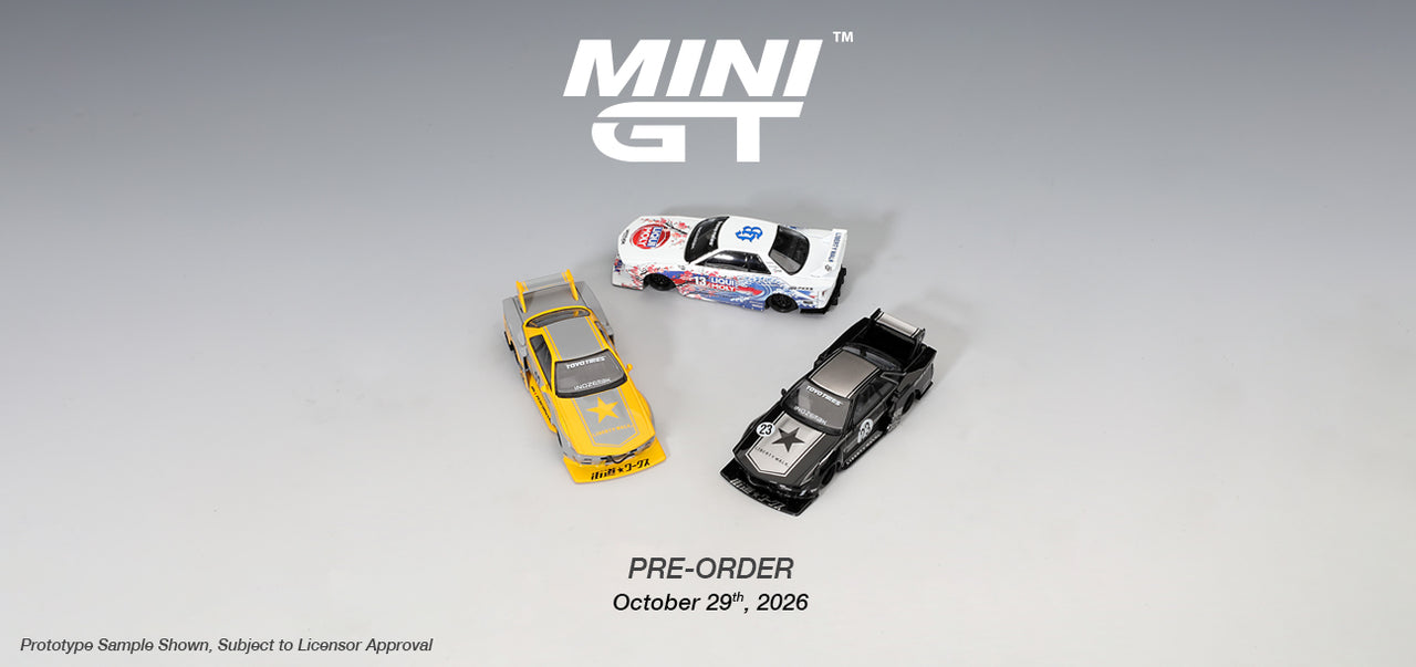 PRE-ORDER Mini GT 1:64 INOZETEK x Liberty Walk R32 Set 2026 Show Edition MGTS0027