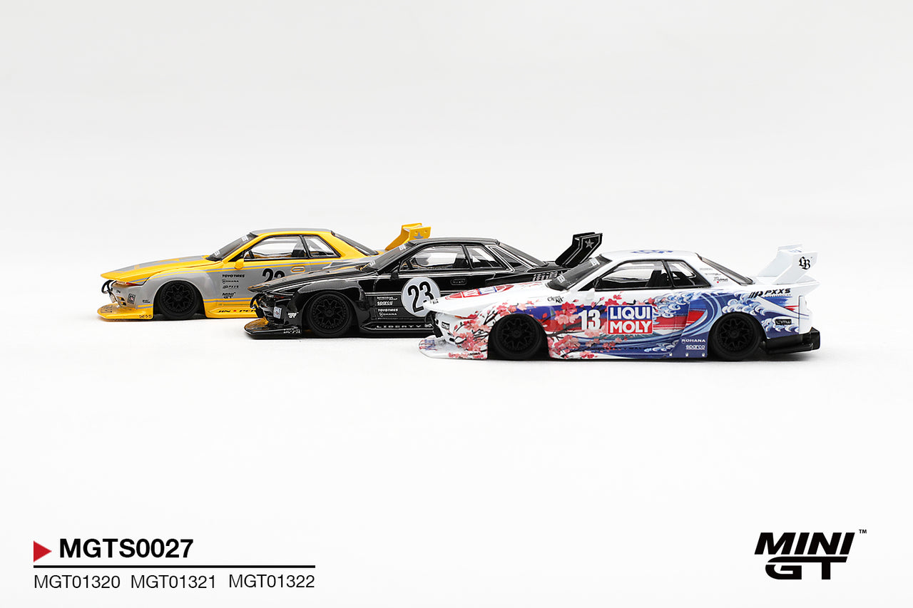 PRE-ORDER Mini GT 1:64 INOZETEK x Liberty Walk R32 Set 2026 Show Edition MGTS0027