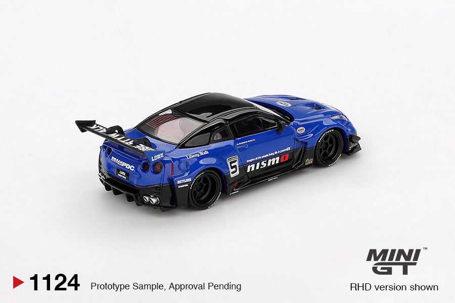 PRE-ORDER Mini GT 1:64 LB-Silhouette WORKS GT NISSAN 35GT-RR Ver.2 Blue MGT01124-R
