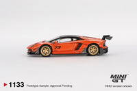 Thumbnail for PRE-ORDER Mini GT 1:64 LB★WORKS Lamborghini Aventador Limited Edition Orange MDX 2025 MGT01133-R
