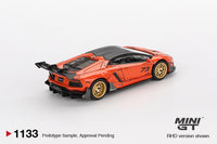 Thumbnail for PRE-ORDER Mini GT 1:64 LB★WORKS Lamborghini Aventador Limited Edition Orange MDX 2025 MGT01133-R