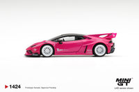 Thumbnail for PRE-ORDER Mini GT 1:64 LB★WORKS Lamborghini Huracán GT Ruby Purple MGT01424-L