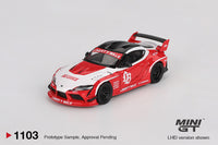 Thumbnail for PRE-ORDER Mini GT 1:64 LB★WORKS Toyota GR Supra Red/White MGT01103-L