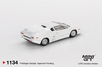 Thumbnail for PRE-ORDER Mini GT 1:64 Lamborghini Countach 25th Anniversary White MGT01134-R