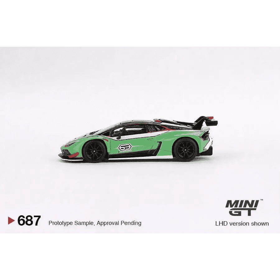 PRE-ORDER Mini GT 1:64 Lamborghini Huracán GT3 EVO2 Presentation MGT00687-L