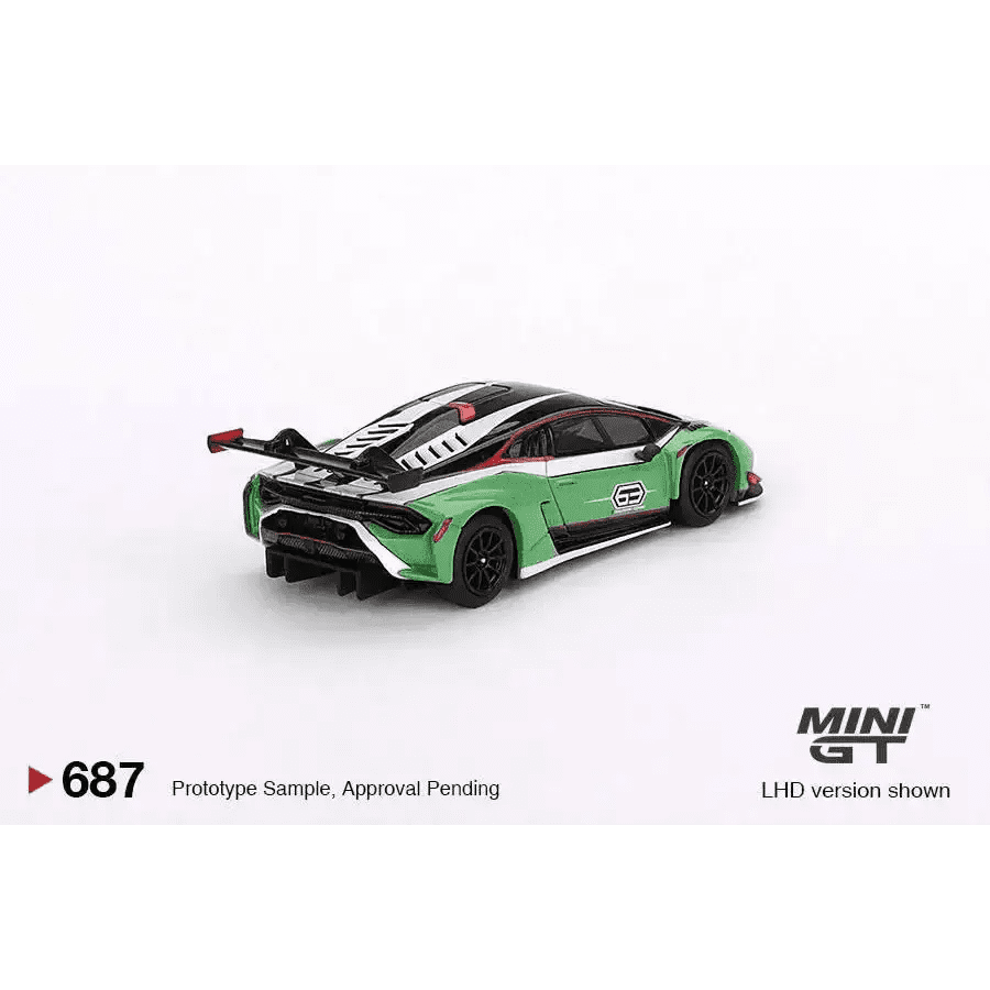 PRE-ORDER Mini GT 1:64 Lamborghini Huracán GT3 EVO2 Presentation MGT00687-L