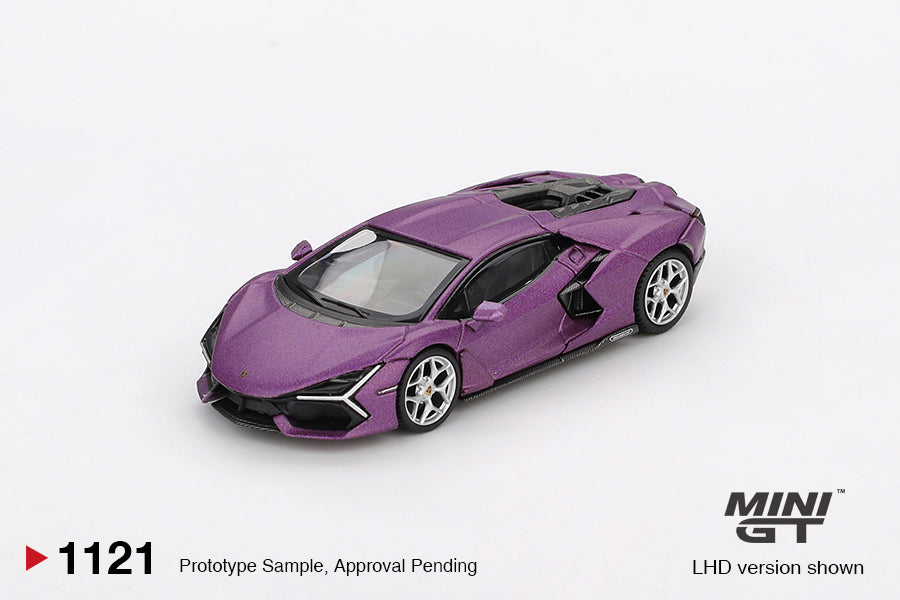 PRE-ORDER Mini GT 1:64 Lamborghini Revuelto Viola 30th Matte MGT01121-R