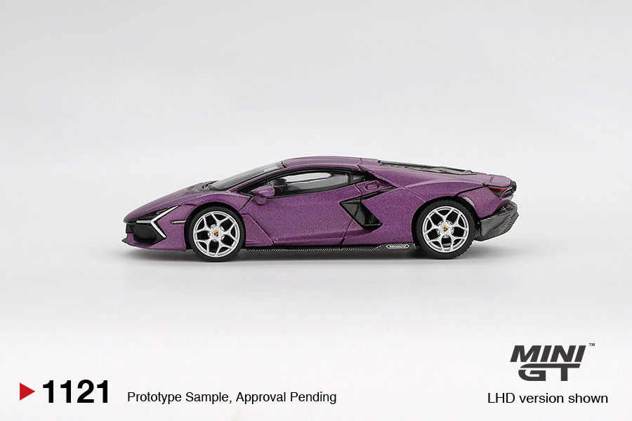 PRE-ORDER Mini GT 1:64 Lamborghini Revuelto Viola 30th Matte MGT01121-R