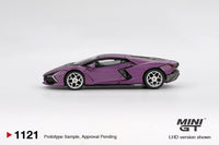 Thumbnail for PRE-ORDER Mini GT 1:64 Lamborghini Revuelto Viola 30th Matte MGT01121-R